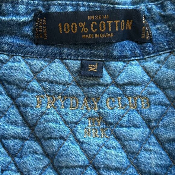 VTg Fryday Club Mens Flannel Jacket XL Plaid Shacket Western Outdoors 17155 - Picture 4 of 14